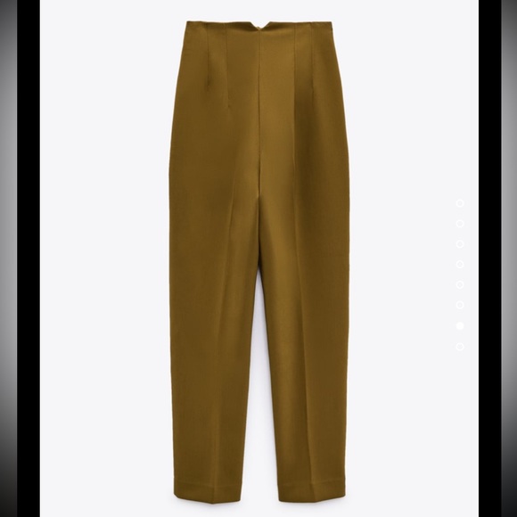NWT Zara High Waisted Pants - Oil - Picture 7 of 8